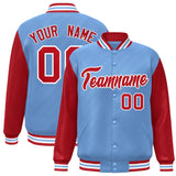 Custom Raglan Sleeves Jacket Letterman Bomber Casual Baseball Coat