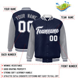 Custom Raglan Sleeves Jacket Letterman Bomber Casual Baseball Coat