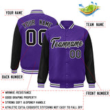 Custom Raglan Sleeves Jacket Letterman Bomber Casual Baseball Coat