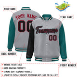 Custom Raglan Sleeves Jacket Letterman Bomber Casual Baseball Coat