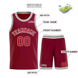 Custom Classic Basketball Jersey Sets Mesh Performance Athletic Blank Team Uniforms