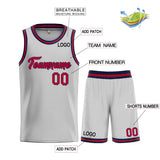 Custom Classic Basketball Jersey Sets 90s Hiphop Party Sport Set