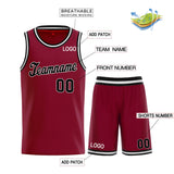 Custom Classic Basketball Jersey Sets Breathable Fashion Vest