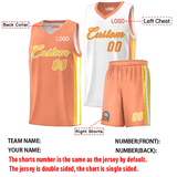 Custom Double Side Basketball Jersey Sets 90s Hip Hop Sports Shirts