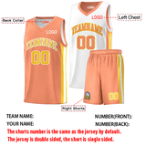 Custom Double Side Basketball Jersey Sets 90s Hip Hop Sports Shirts