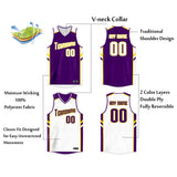 Custom Double Side Basketball Jersey Tops Performance Uniform