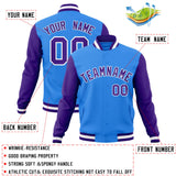 Custom Raglan Sleeves Jacket Varsity Sport Men Coat